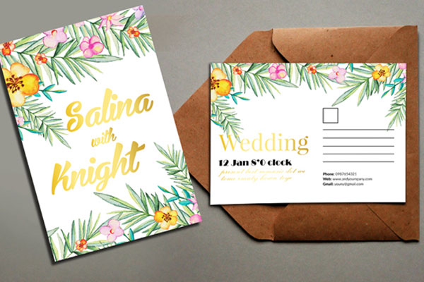 33+ Best Wedding Postcard Templates | Free & Premium PSD, Ai, Word ( Doc ), InDesign, Vector, EPS, PNG, PDF, TIFF, Formats Download